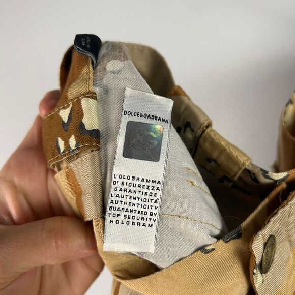 D&G Dolce & Gabbana Desert Camouflage Cargo Pants - IT 40 - Picture 10 of 14
